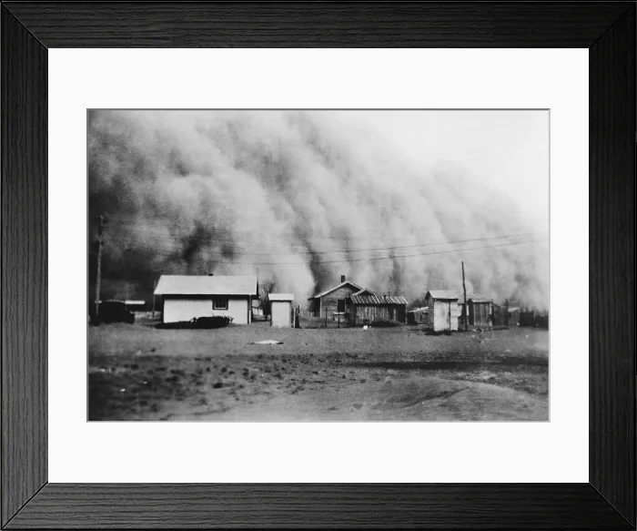 Framed Print : Dust Storm, 1930s Framed Print : Dust Storm, 1930s