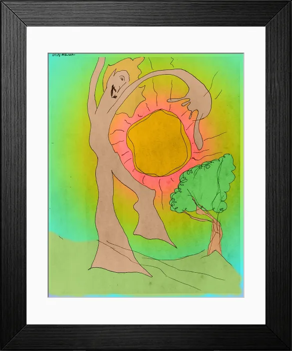 Framed Print : LSD Drawing Framed Print : LSD Drawing