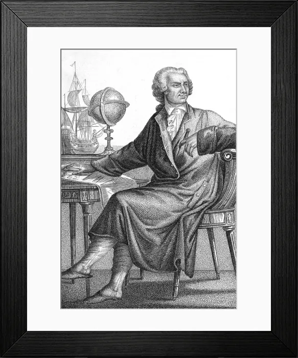Framed Print : Leonhard Euler, Swiss Mathematician