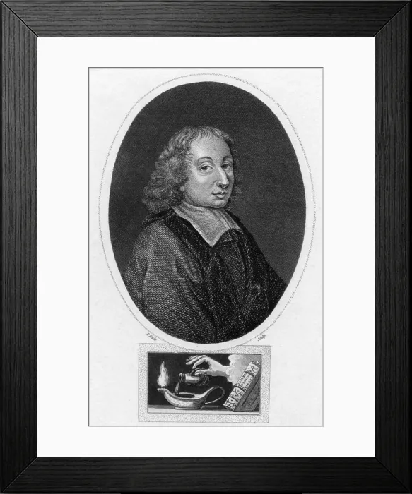 Framed Print : Blaise Pascal, French Polymath Framed Print : Blaise Pascal, French Polymath