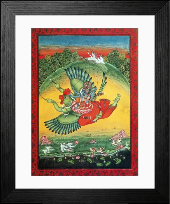 Framed Print : Garuda, the Vahana of Lord Vishnu Framed Print : Garuda, the Vahana of Lord Vishnu