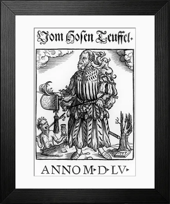 Framed Print : Osiander. 1555 portrait of Andreas Osiander (1498 - 1552), German Lutheran theologian Framed Print : Osiander. 1555 portrait of Andreas Osiander (1498 - 1552), German Lutheran theologian