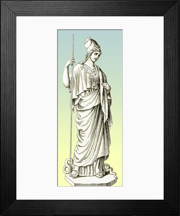 Framed Print : Pallas, Greek goddess Framed Print : Pallas, Greek goddess