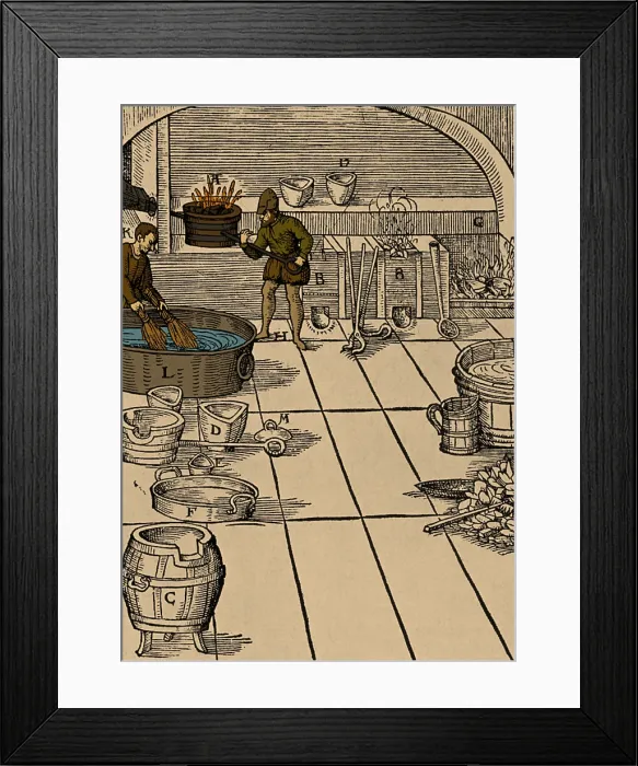 Framed Print : Purifying Silver