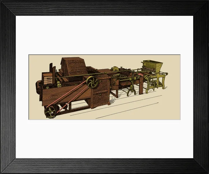 Framed Print : Starch-Buck, Candy Making Machine Framed Print : Starch-Buck, Candy Making Machine