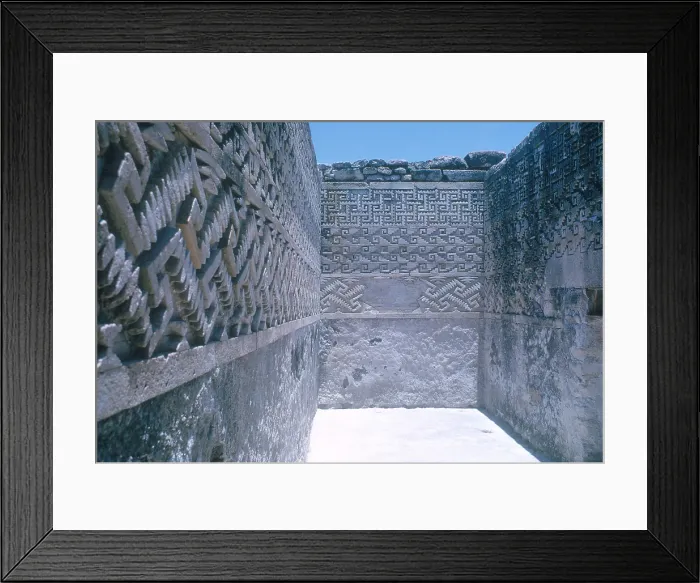 Framed Print : Prehistoric Ruins of Mitla