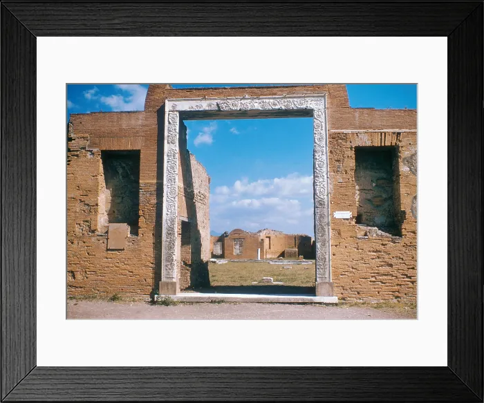 Framed Print : Ruins of Pompeii Framed Print : Ruins of Pompeii