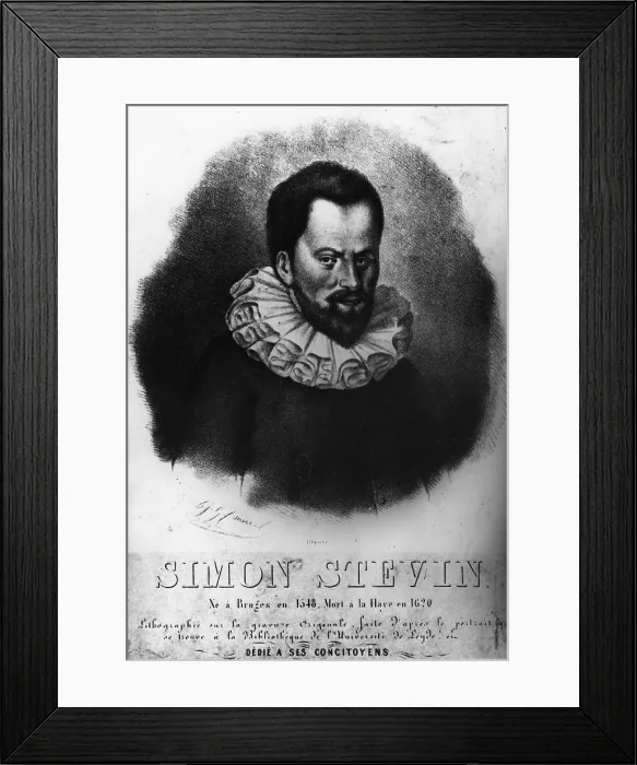 Framed Print : Simon Stevin, Flemish Mathematician Framed Print : Simon Stevin, Flemish Mathematician