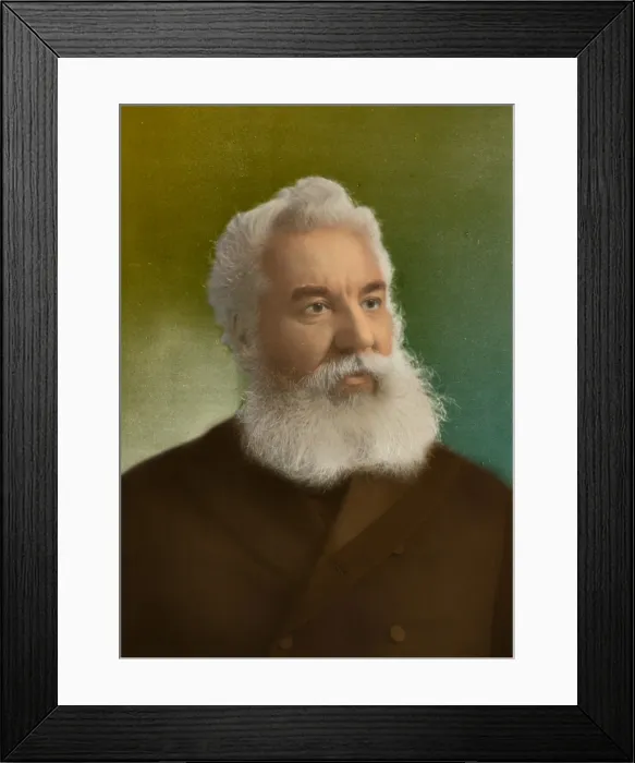 Framed Print : Alexander Graham Bell, Scottish-American Inventor Framed Print : Alexander Graham Bell, Scottish-American Inventor