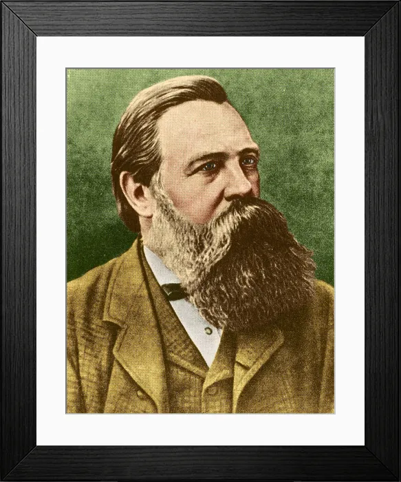 Framed Print : Friedrich Engels, Father of Communism Framed Print : Friedrich Engels, Father of Communism