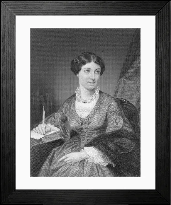 Framed Print : Harriet Martineau, English Sociologist Framed Print : Harriet Martineau, English Sociologist