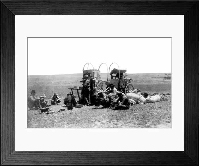 Framed Print : Chuckwagon, 1887 Framed Print : Chuckwagon, 1887