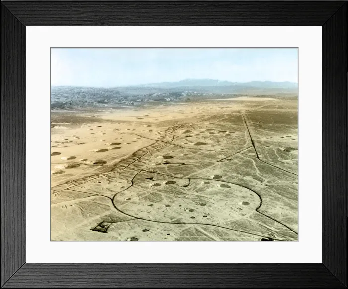 Framed Print : Yucca Flat Bomb Craters Framed Print : Yucca Flat Bomb Craters
