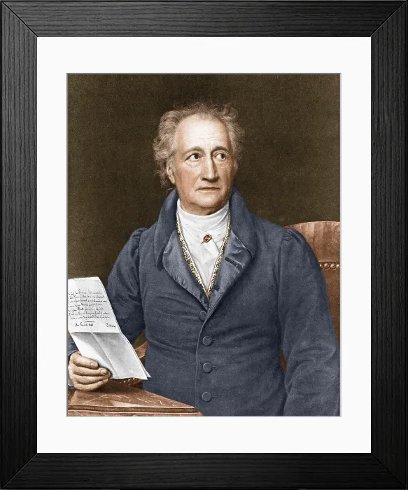 Framed Print : Johann von Goethe, German Author and Polymath Framed Print : Johann von Goethe, German Author and Polymath