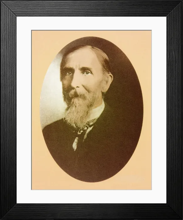 Framed Print : Milton Bradley, American Inventor