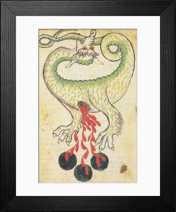 Framed Print : Alchemy, First Stage of Transmutation, 16th Century Framed Print : Alchemy, First Stage of Transmutation, 16th Century