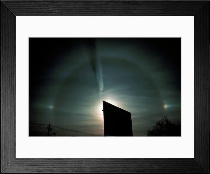 Framed Print : Halo with Sun Dog Framed Print : Halo with Sun Dog