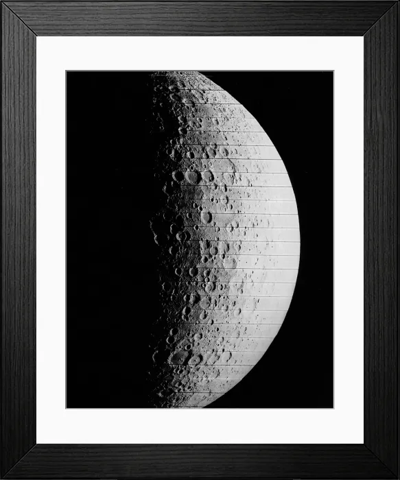 Framed Print : Hidden Side of Moon Framed Print : Hidden Side of Moon