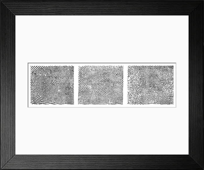 Framed Print : Whorl, Loop, and Arch Fingerprints Framed Print : Whorl, Loop, and Arch Fingerprints