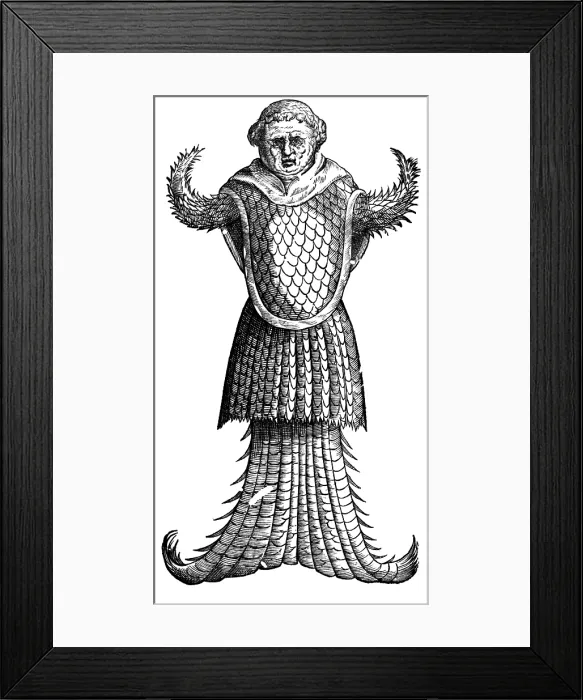 Framed Print : Sea Monk, Legendary Creature
