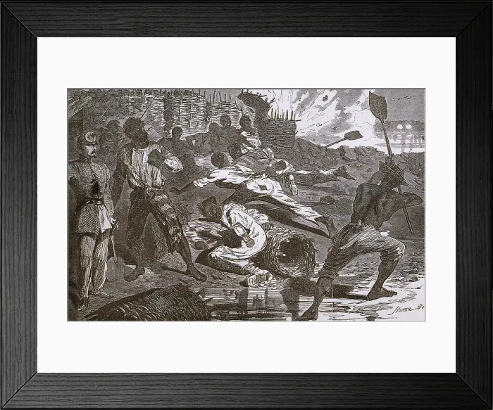 Framed Print : Siege of Vicksburg, 1863
