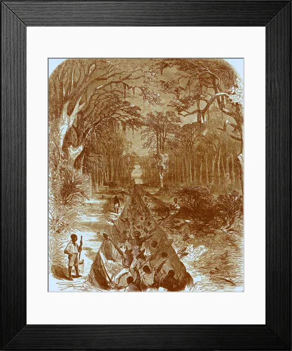 Framed Print : Grant's Canal, 1862 Framed Print : Grant's Canal, 1862