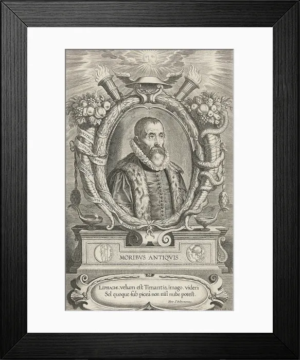 Framed Print : Justus Lipsius, Belgian Scholar Framed Print : Justus Lipsius, Belgian Scholar