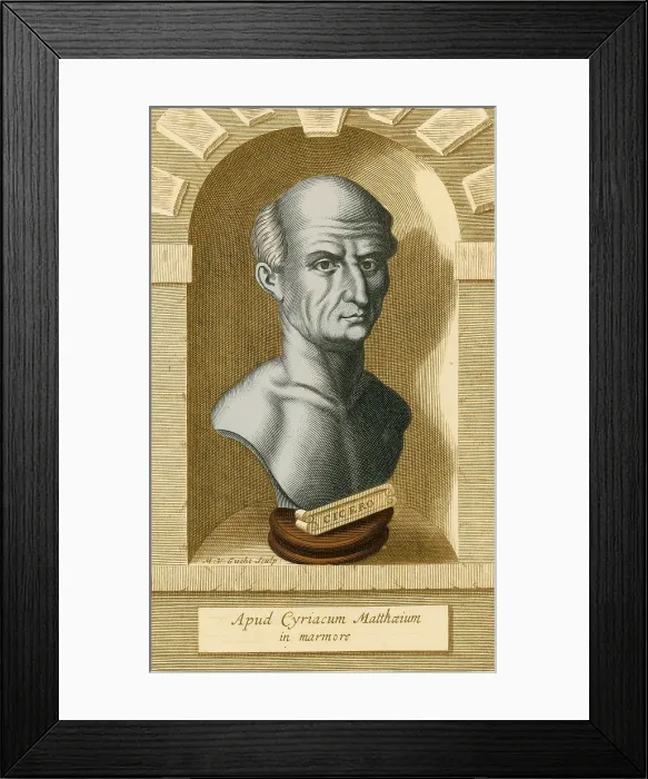 Framed Print : Cicero, Ancient Roman Philosopher