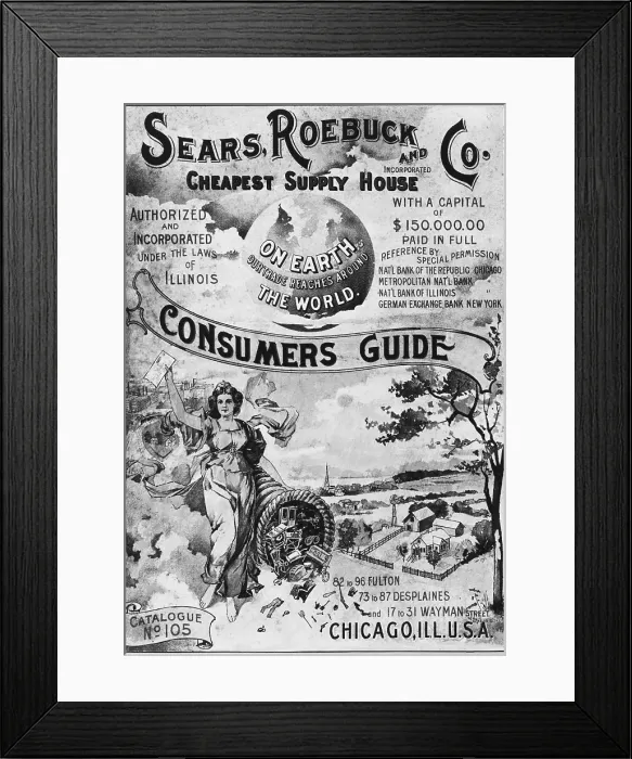 Framed Print : Sears, Roebuck and Co. Catalogue, 1897 Framed Print : Sears, Roebuck and Co. Catalogue, 1897