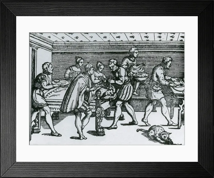 Framed Print : Early Depiction Of Brain Surgery, Renaissance Craniotomy