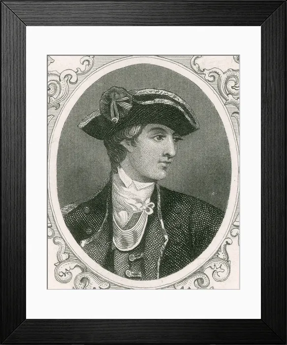 Framed Print : David Wooster, American General Framed Print : David Wooster, American General