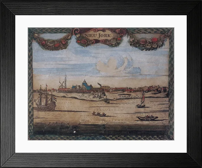 Framed Print : 1680 Artwork of New York
