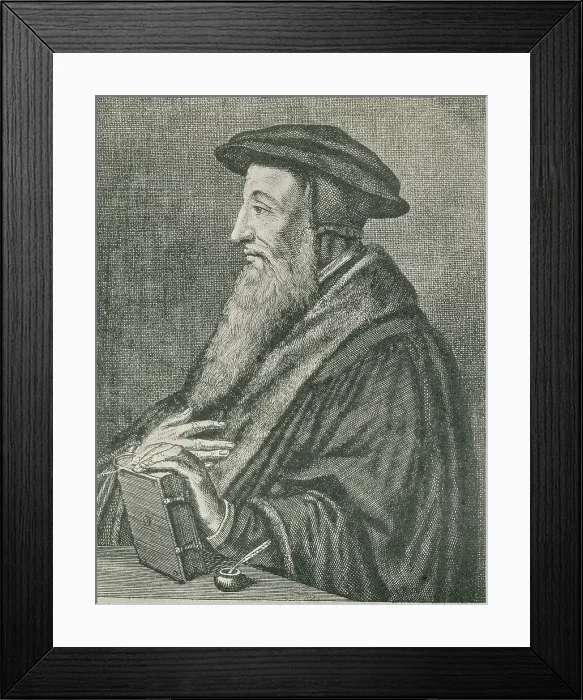 Framed Print : John Calvin, French Theologist Framed Print : John Calvin, French Theologist