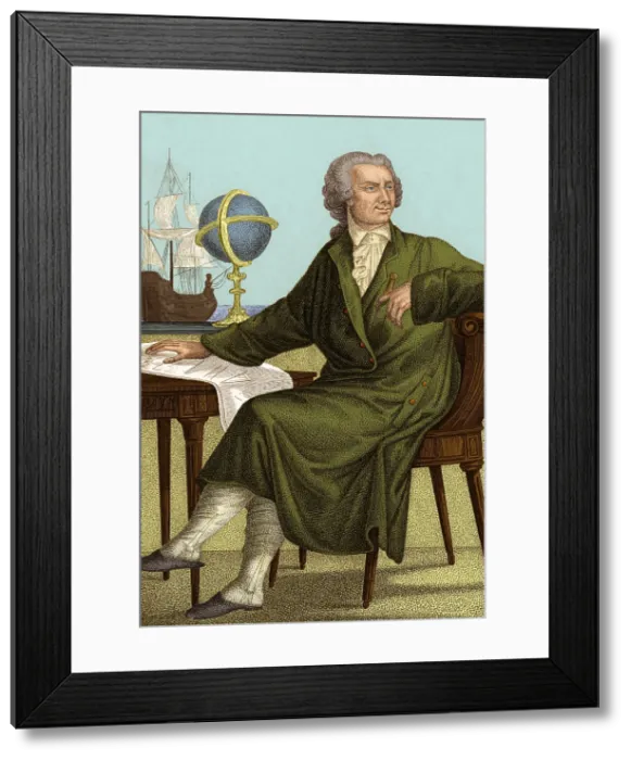 Framed Print : Leonhard Euler, Swiss Mathematician