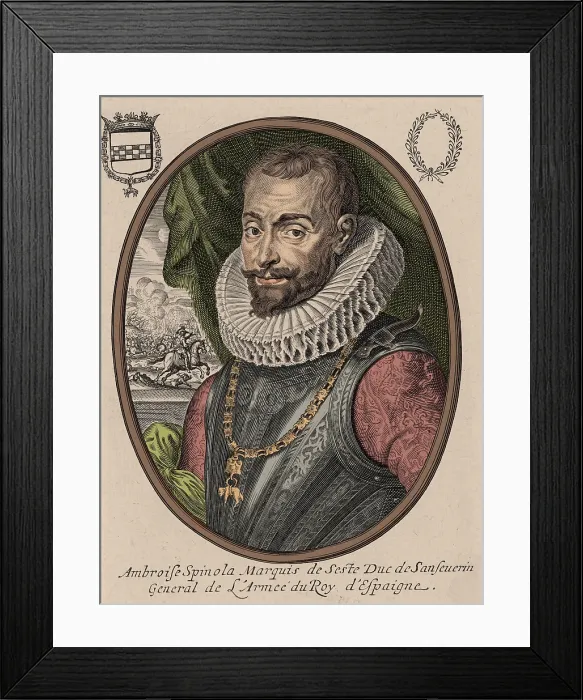 Framed Print : Ambrogio Spinola, Italian Military Leader