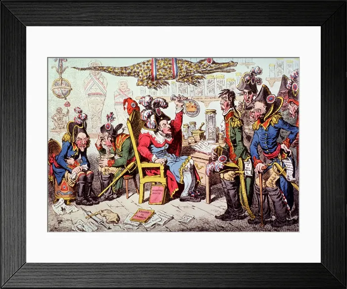 Framed Print : Quackery, 1799 Framed Print : Quackery, 1799