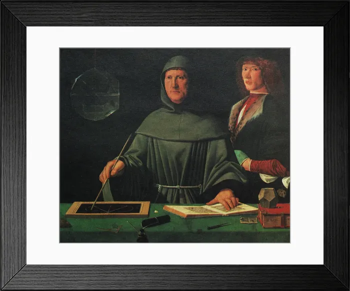 Framed Print : Luca Pacioli, Franciscan Friar and Mathematician Framed Print : Luca Pacioli, Franciscan Friar and Mathematician