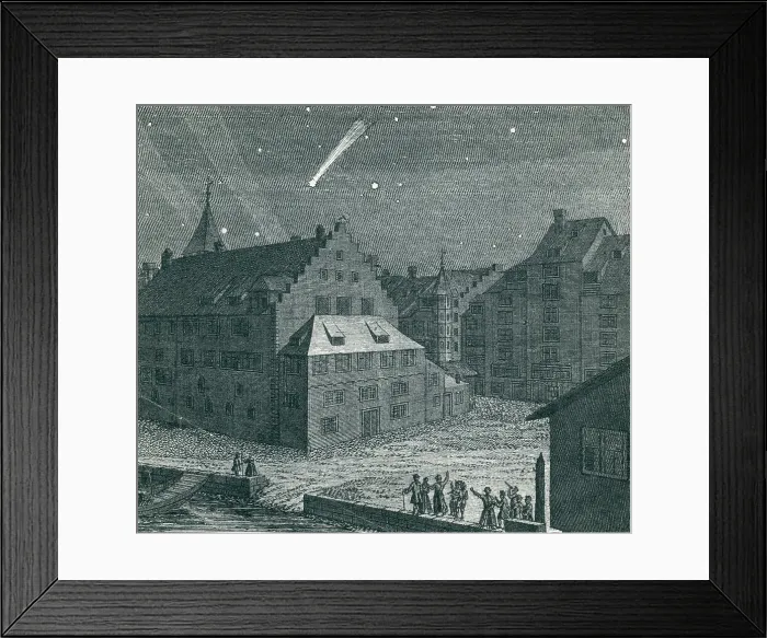 Framed Print : Comet of 1742, C / 1742 / C1