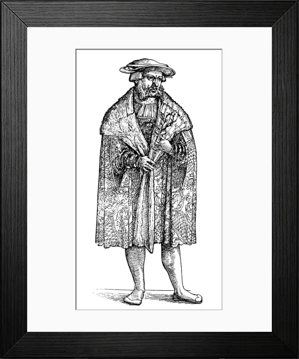 Framed Print : Leonhart Fuchs, German Botanist Framed Print : Leonhart Fuchs, German Botanist