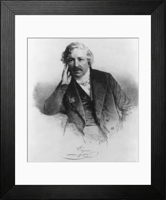 Framed Print : Louis Daguerre, French Inventor