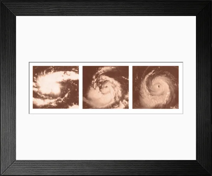 Framed Print : Hurricane Sequence Framed Print : Hurricane Sequence