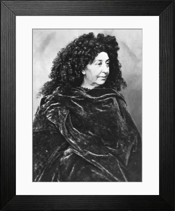 Framed Print : George Sand, French Author and Feminist Framed Print : George Sand, French Author and Feminist