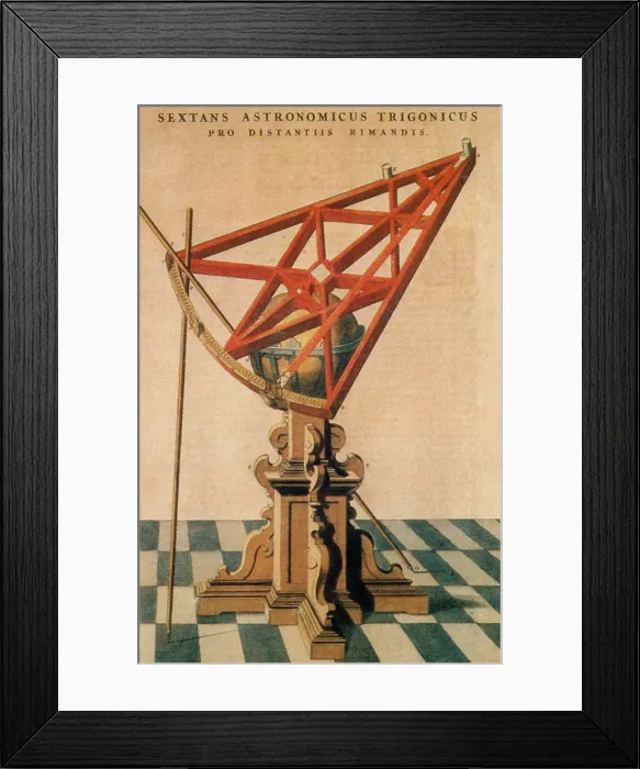 Framed Print : Tycho Brahe's Astronomical Sextant Framed Print : Tycho Brahe's Astronomical Sextant