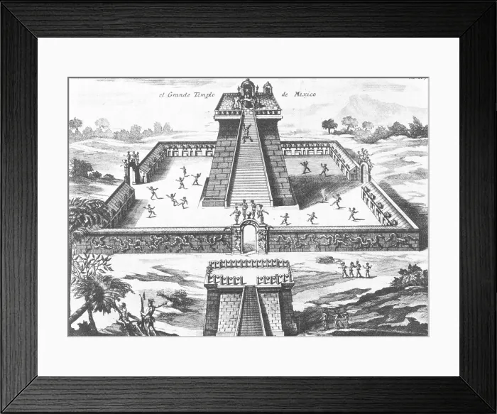 Framed Print : Aztec Temple at Tenochtitlan Framed Print : Aztec Temple at Tenochtitlan