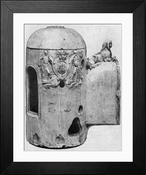 Framed Print : Athanor. An athanor, which is an alchemist's digesting furnace