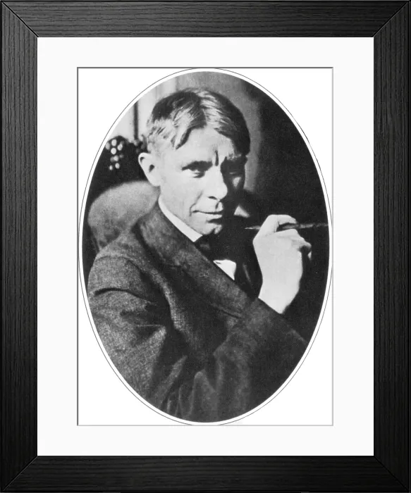 Framed Print : Carl Sandburg, American Poet and Biographer