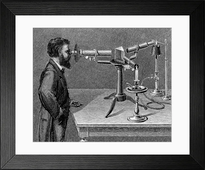 Framed Print : Simms Spectroscope, 1830 Framed Print : Simms Spectroscope, 1830