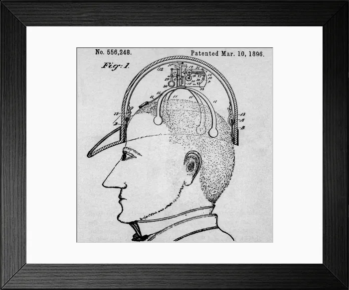 Framed Print : Saluting Device, 1896 Framed Print : Saluting Device, 1896