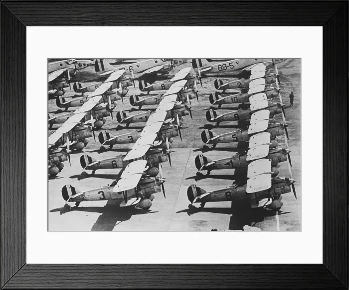 Framed Print : Italian fighter planes