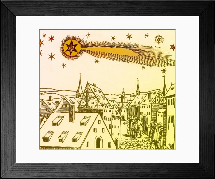 Framed Print : The Great Comet of 1556 Framed Print : The Great Comet of 1556